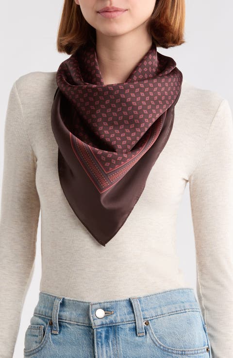 Diamond Foulard Scarf