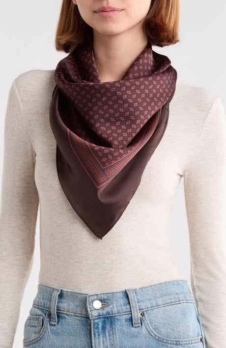 Diamond Foulard Scarf