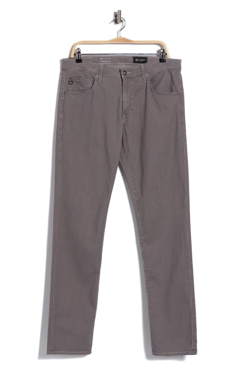 Tellis Slim Fit Stretch Pants, Main, color, SAUNTER MAROON MULTI