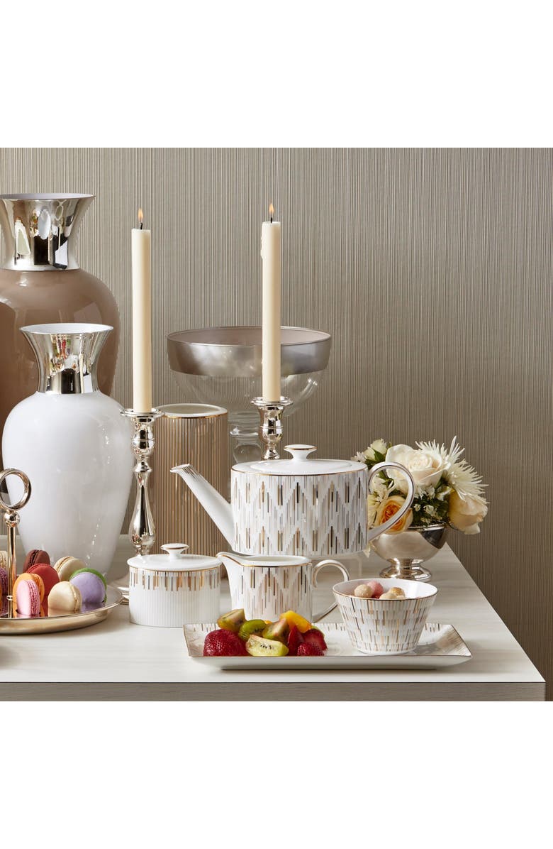 Prouna Luminous Fruit / Dessert Bowl, Alternate, color, White