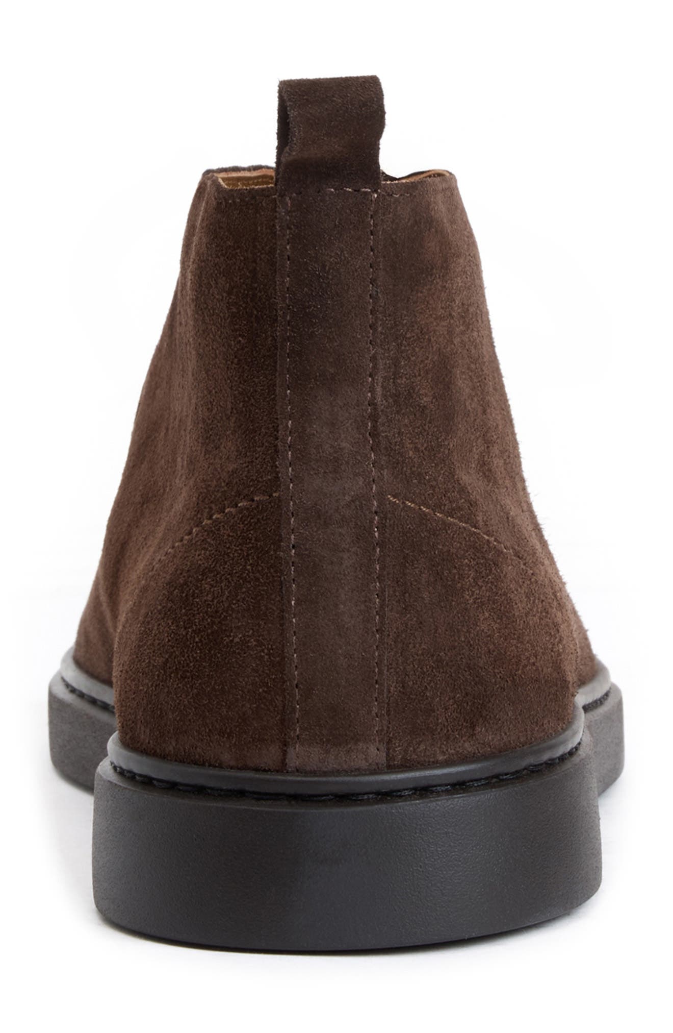 Flavio Chukka Boot, Alternate, color, DARK BROWN SUEDE