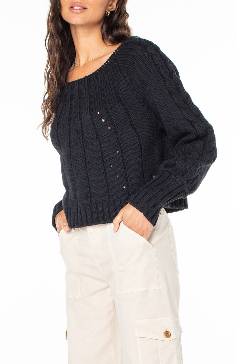 Roxy Day Dreams Sweater, Alternate, color, Anthracite