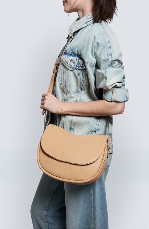 Aimee Kestenberg The Mercer Leather Messenger Bag In Camel