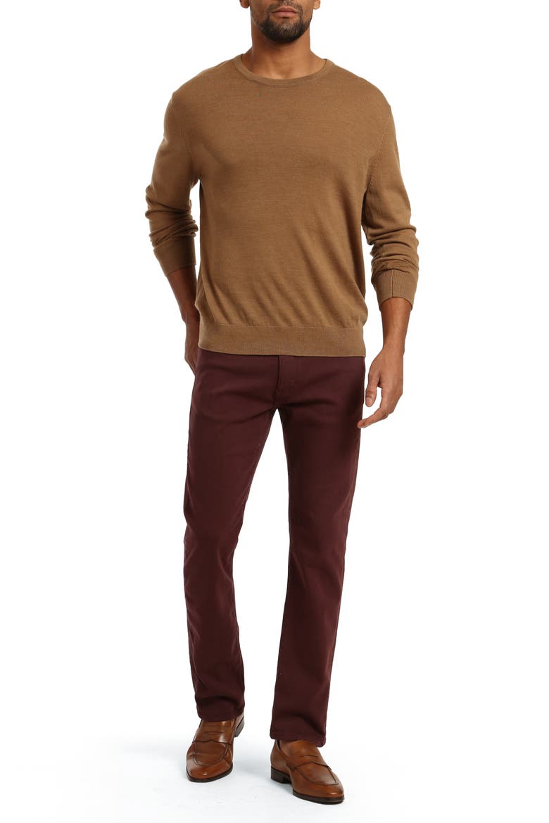Courage Comfort Straight Leg Pants, Alternate, color, BURGUNDY COMFORT