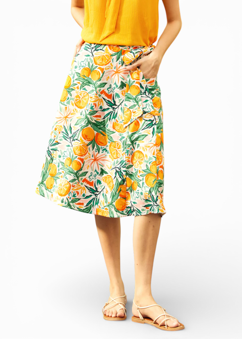 Market Day Wrap Skirt