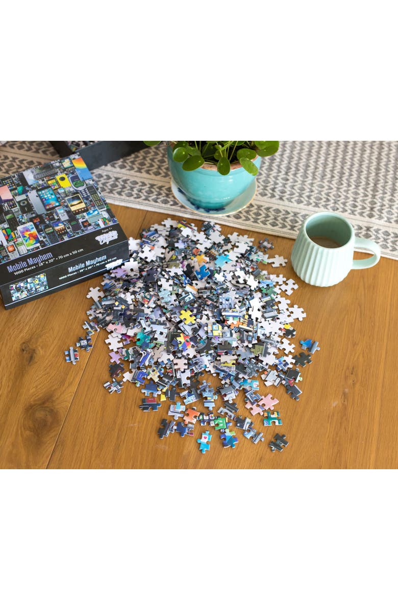 Toynk Mobile Mayhem Cell Phone Collage Puzzle | 1000 Piece Jigsaw Puzzle, Alternate, color, Multi-Color