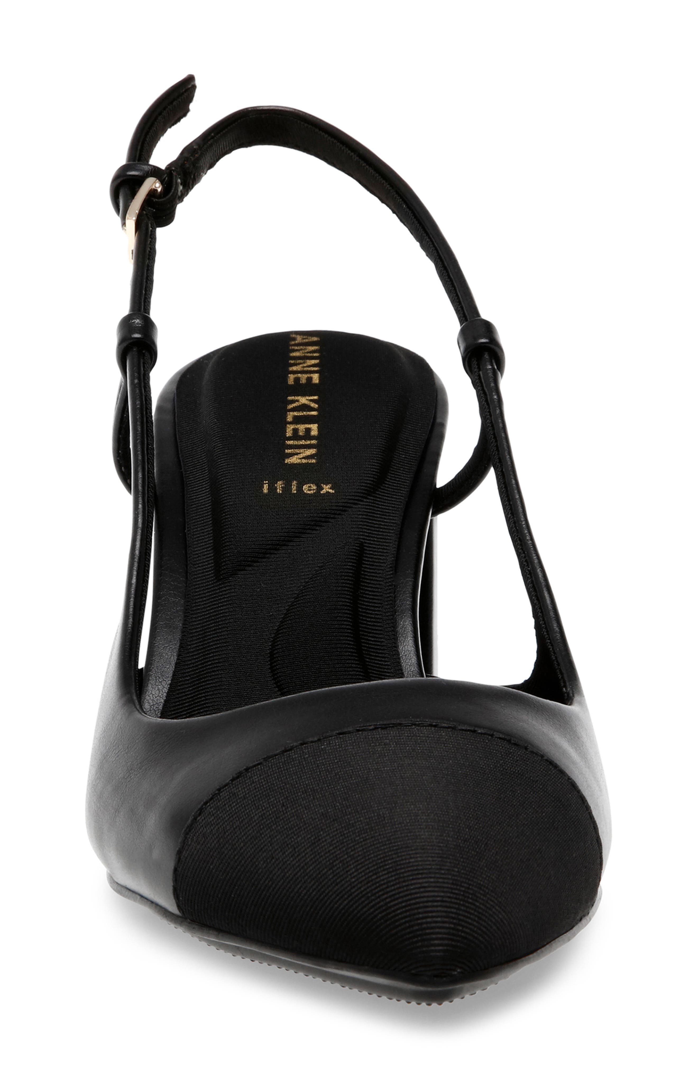 Anne Klein Brinlee Pointed Toe Pump, Alternate, color, Black