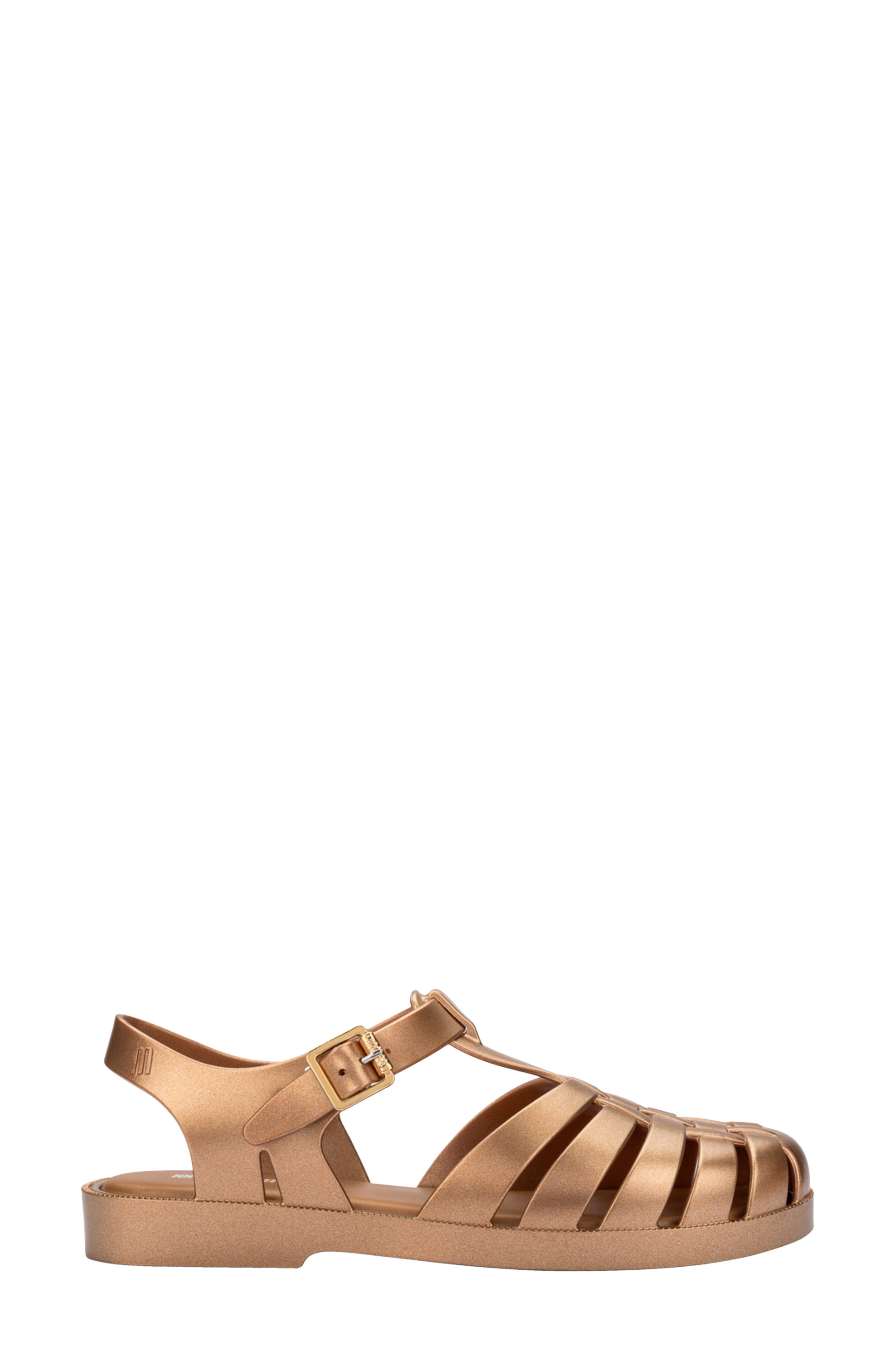 Possession Magic Fisherman Sandal, Alternate, color, GOLD