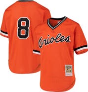 Mitchell & Ness Youth Mitchell & Ness Cal Ripken Jr. Orange Baltimore Orioles Cooperstown Collection Mesh Batting Practice Jersey