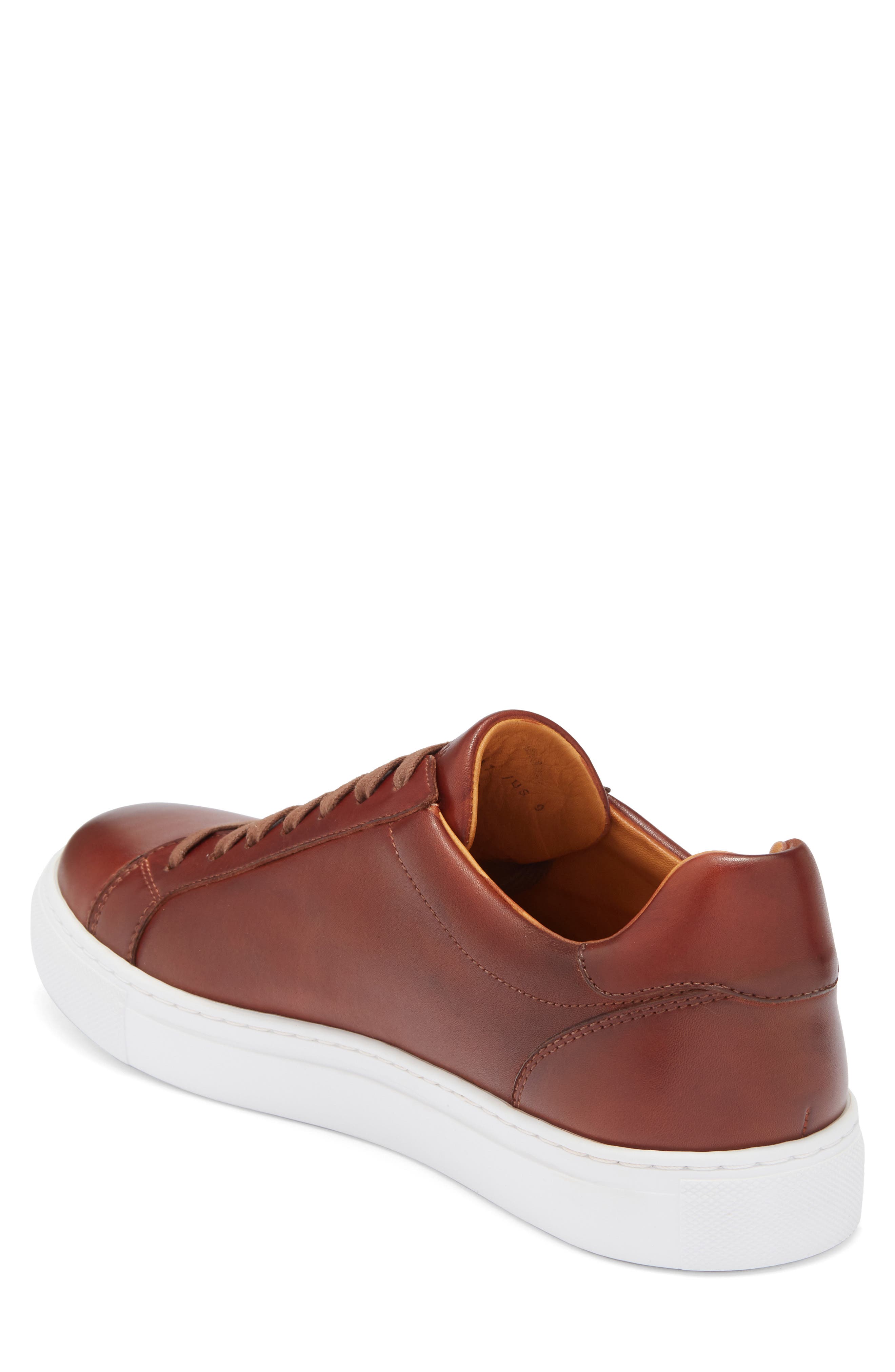 Magnanni Cuervo II Sneaker, Alternate, color, Cognac