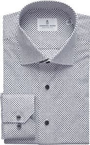 Emanuel Berg Modern Fit Geometric Stretch Poplin Sport Shirt