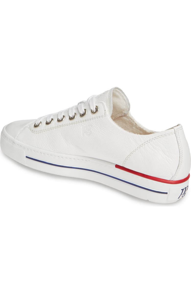 Paul Green Carly Low Top Sneaker, Alternate, color, White Calf