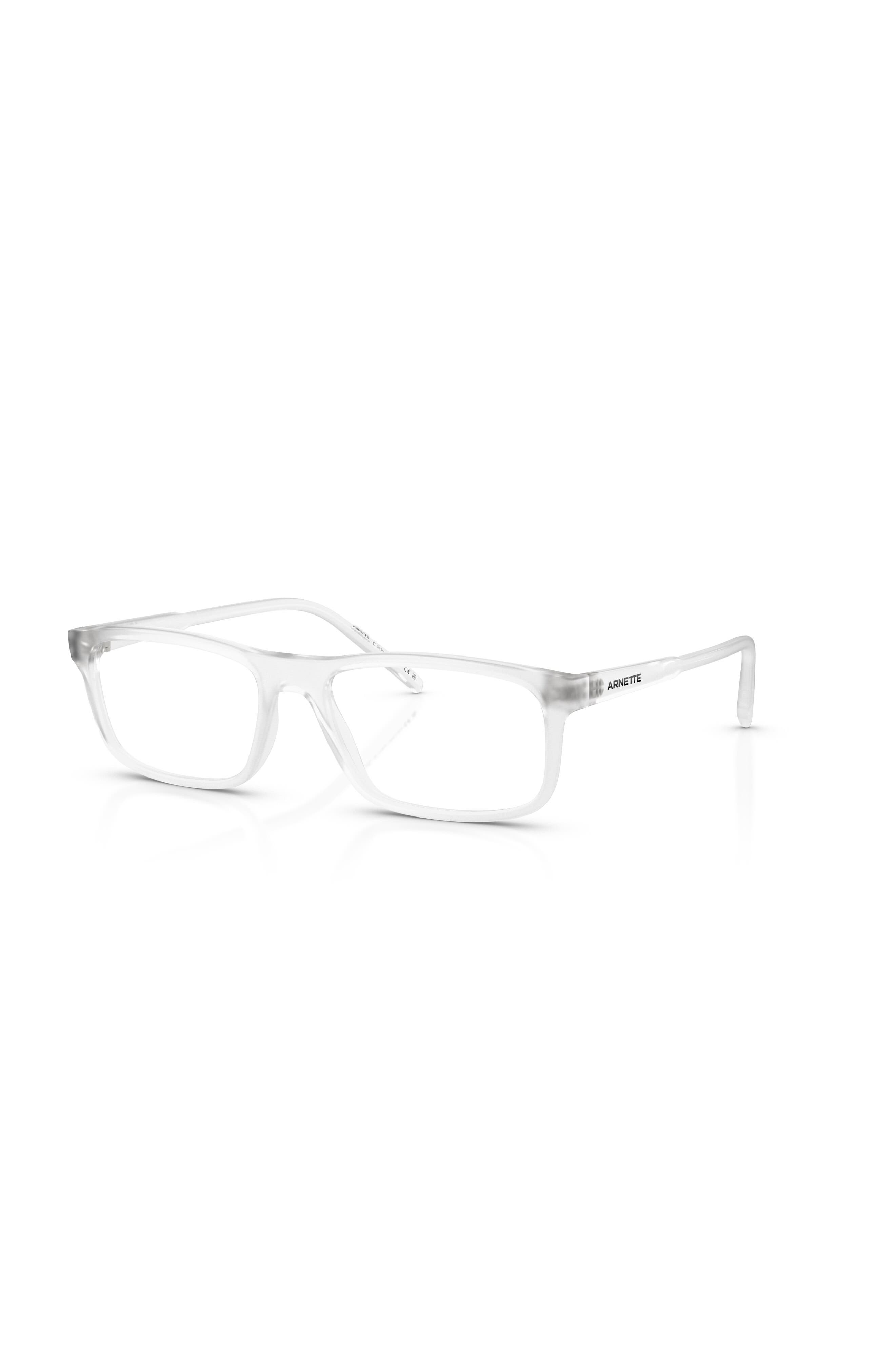 Arnette 54mm Rectangle Optical Glasses In White