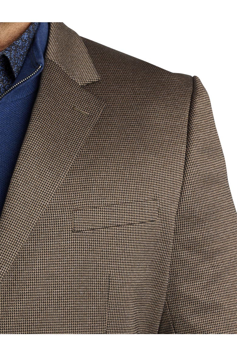Houndstooth Sport Coat, Alternate, color, BROWN