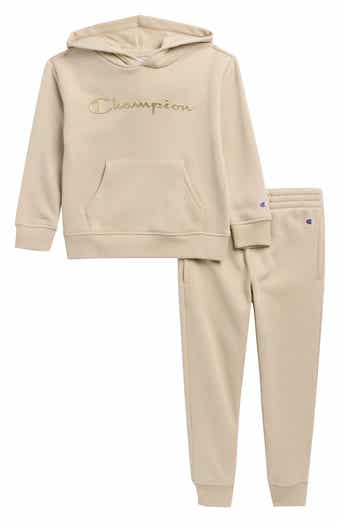 Kids' Metallic Signature Fleece Hoodie & Joggers Set