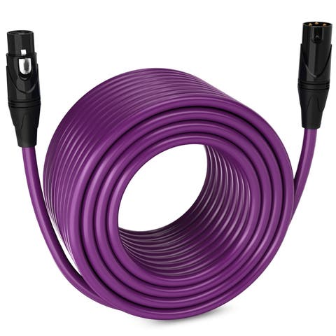 250 ft Balanced XLR Cable, Male to Female, 3 Pin Microphone Cable
