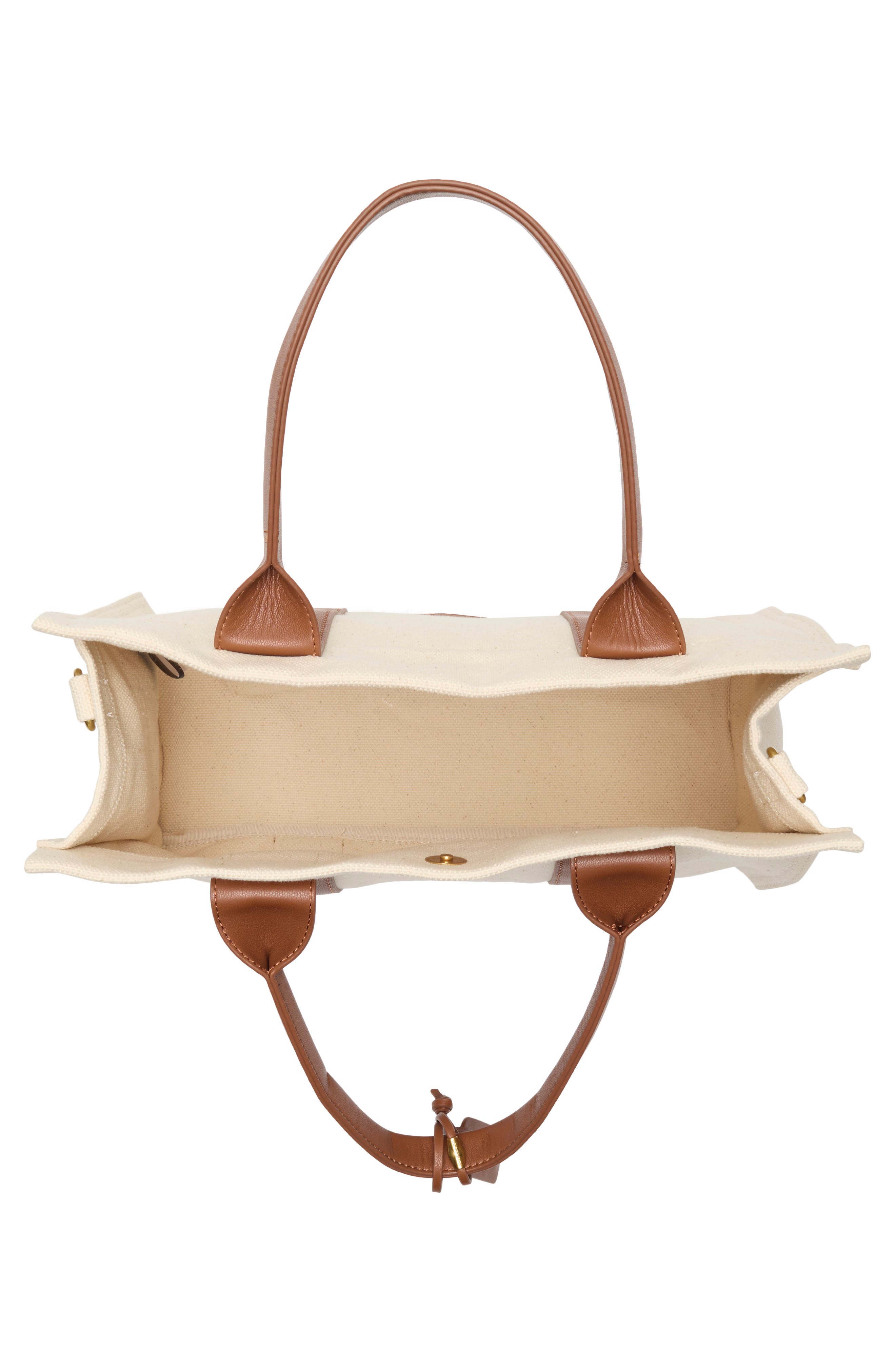 Vince Camuto Aalis Canvas Tote, Alternate, color, Natural