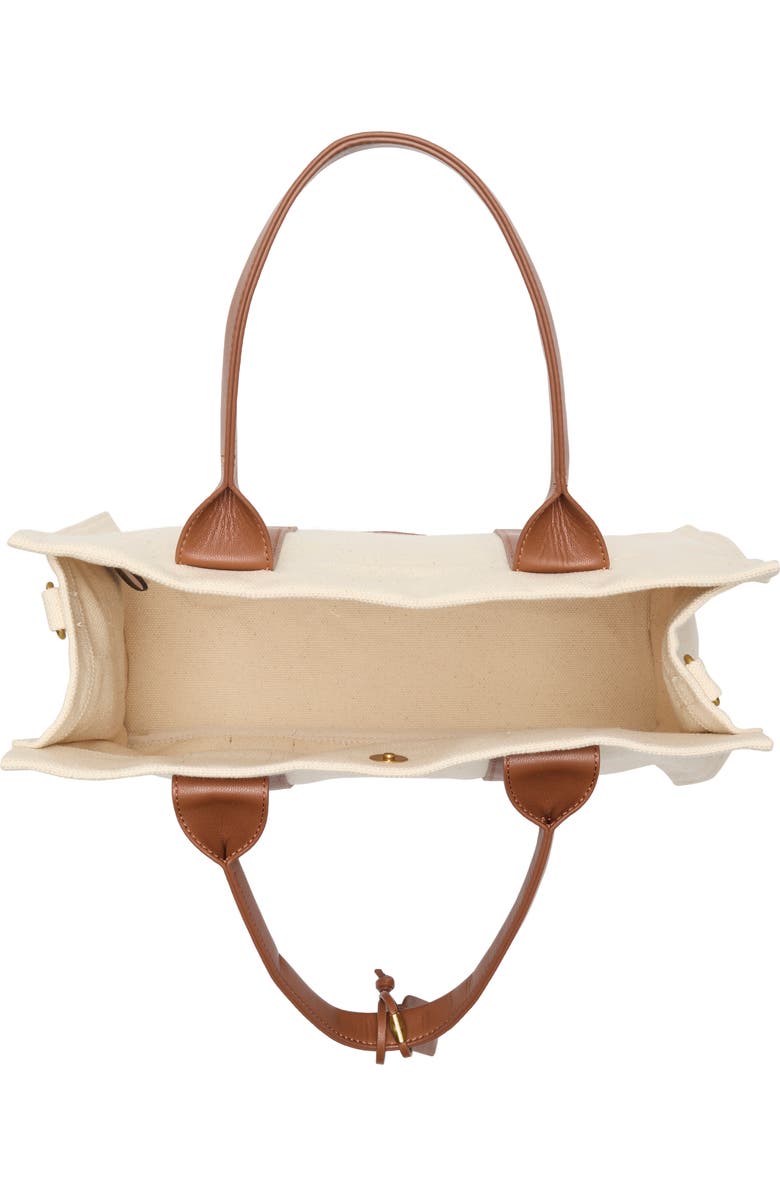 Vince Camuto Aalis Canvas Tote, Alternate, color, Natural