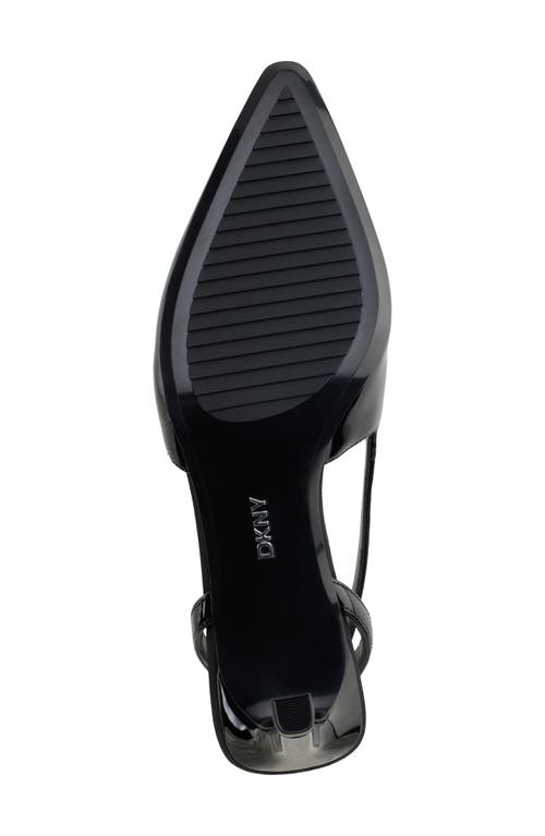 Dkny Carson Pointed Toe Slingback Pump In Black
