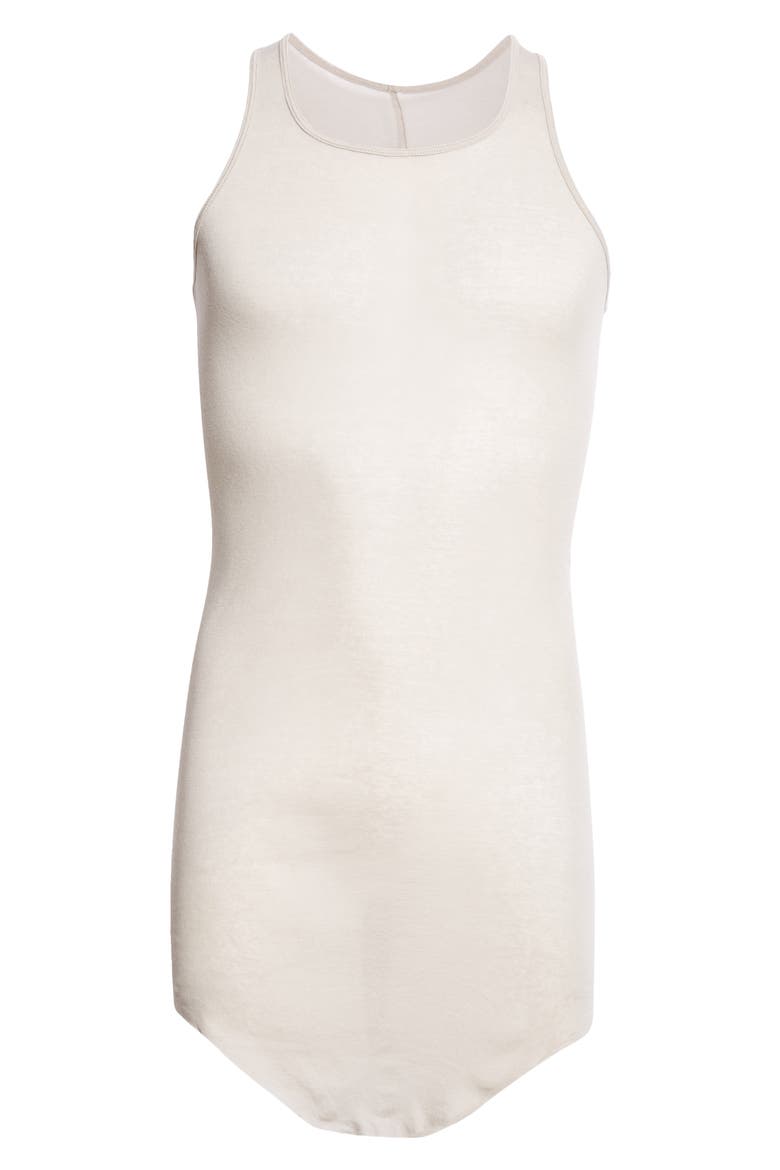 Longline Cotton Tank Top, Alternate, color, PEARL