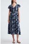 selected Navy Cottage Floral Stripe