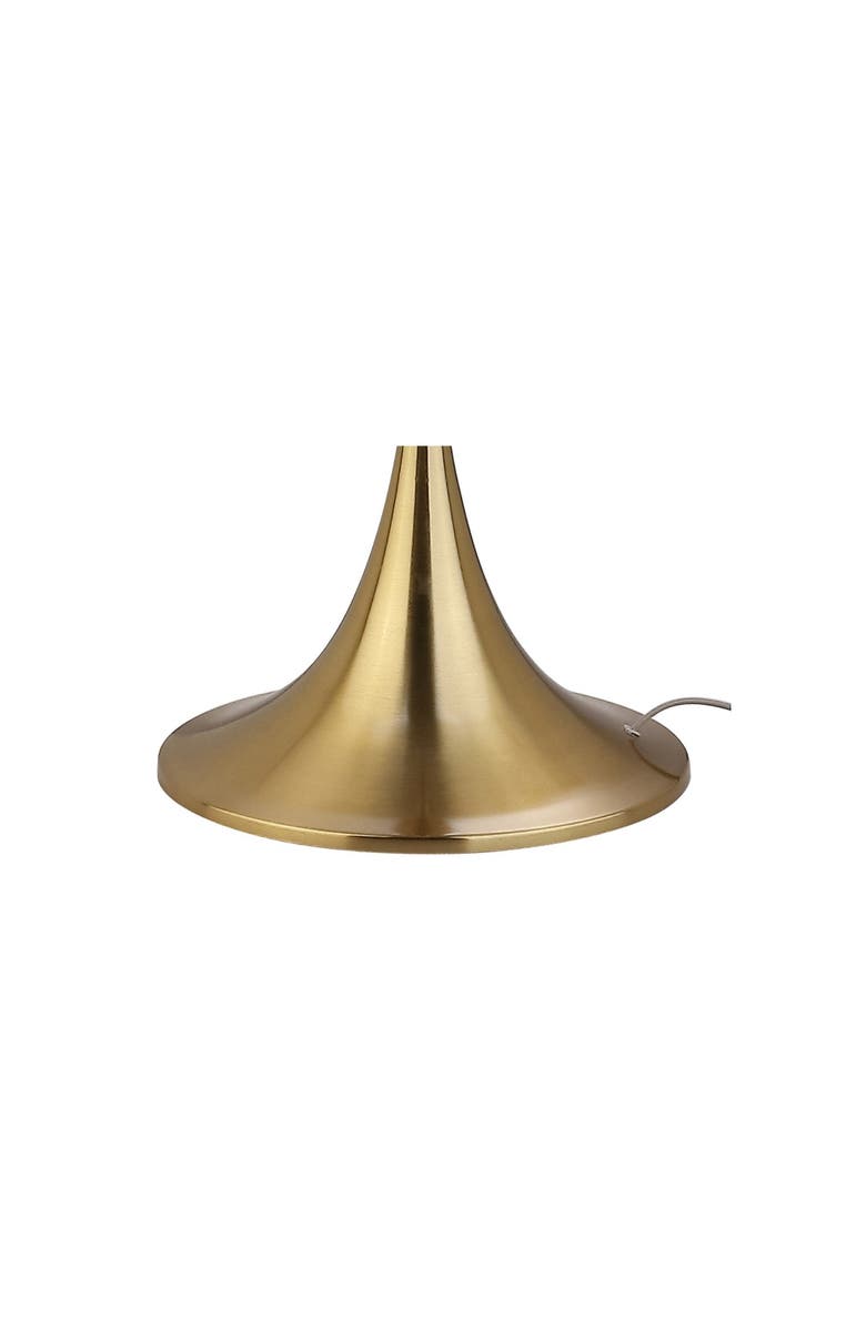 JONATHAN Y Amelia 63" Metal LED Floor Lamp, Brass, Alternate, color, Brass Gold