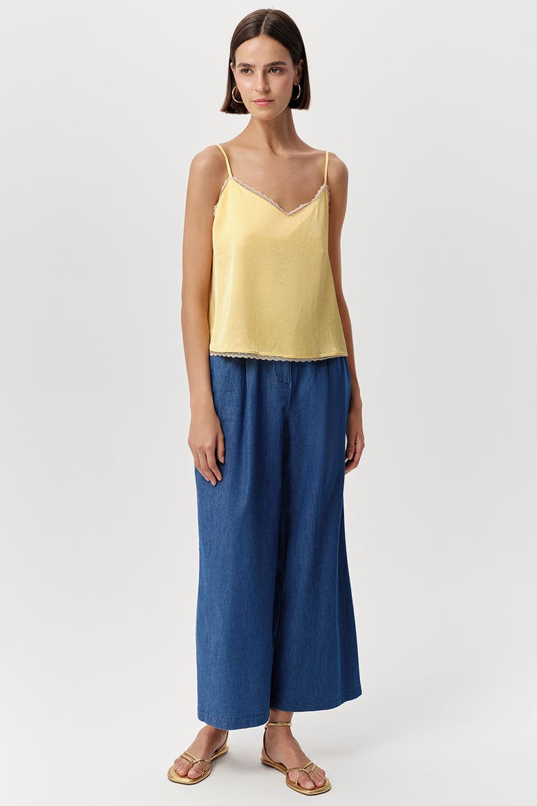 Tammy Spaghetti Straps  Blouse, Alternate, color, Yellow