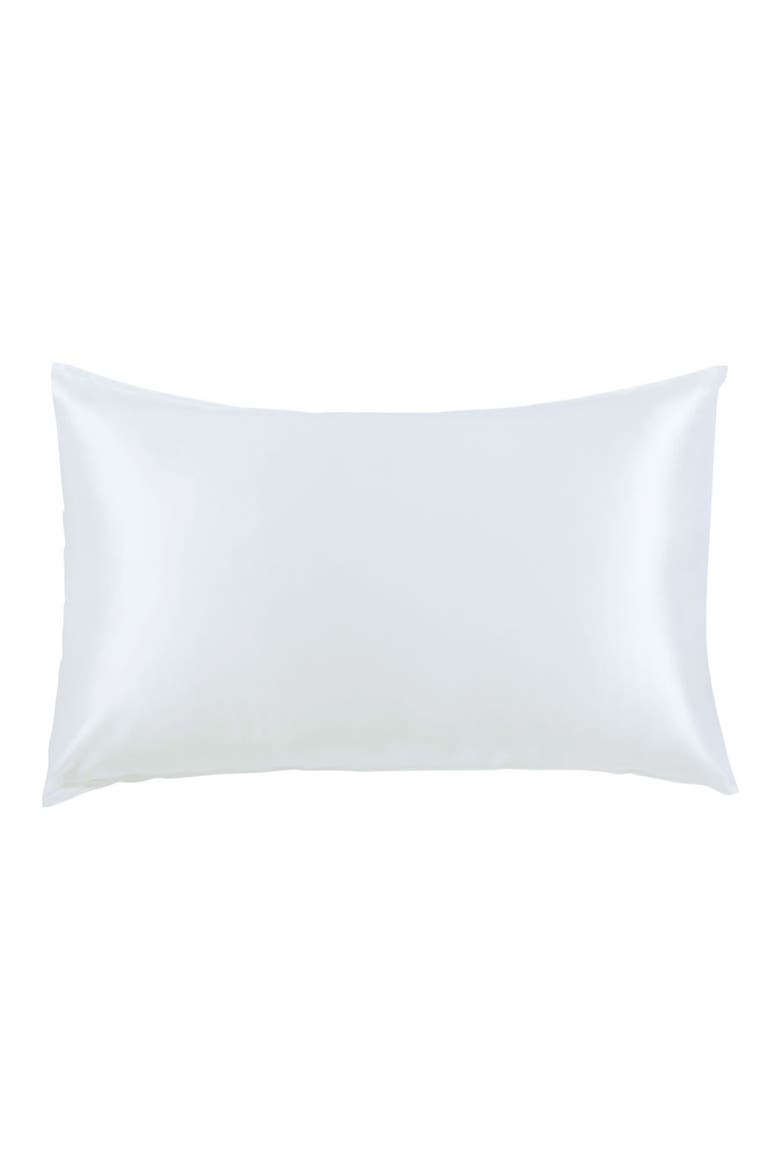 100% Pure Mulberry Silk Pillow Case, Main, color, WHITE