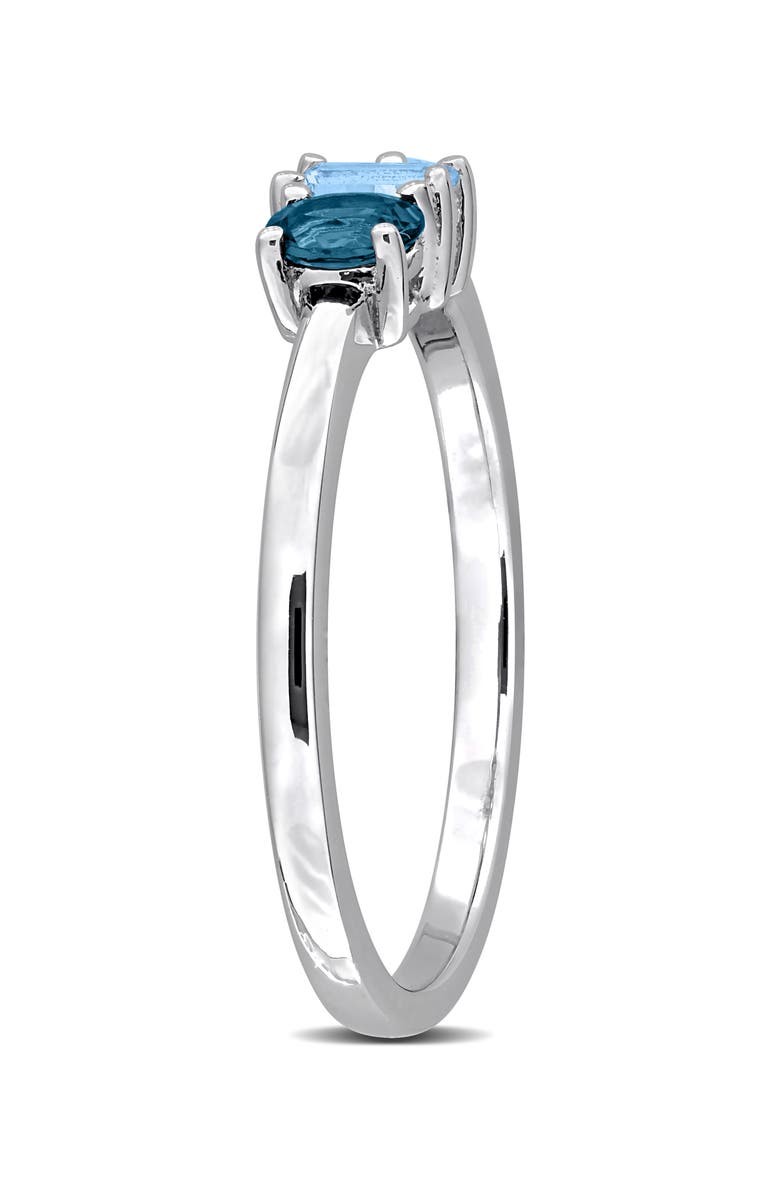 DELMAR Mixed Blue Topaz Ring, Alternate, color, Blue