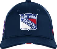 FANATICS Youth Fanatics Navy New York Rangers 2025 NHL Draft Authentic Pro On-Stage Podium Adjustable Hat