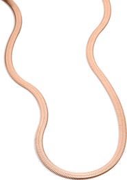 Mint & Lily Herringbone Gold Chain Necklace
