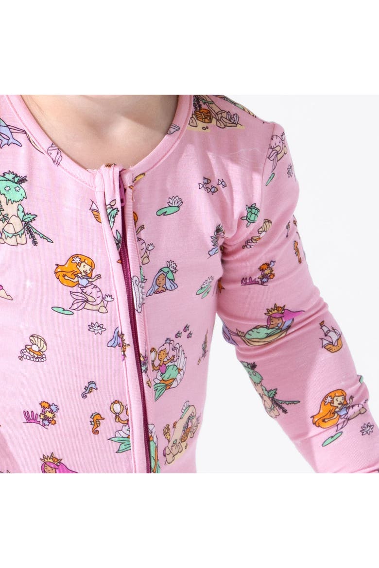 Baby Mermaid Lagoon Convertible Footie, Alternate, color, Mermaid Lagoon