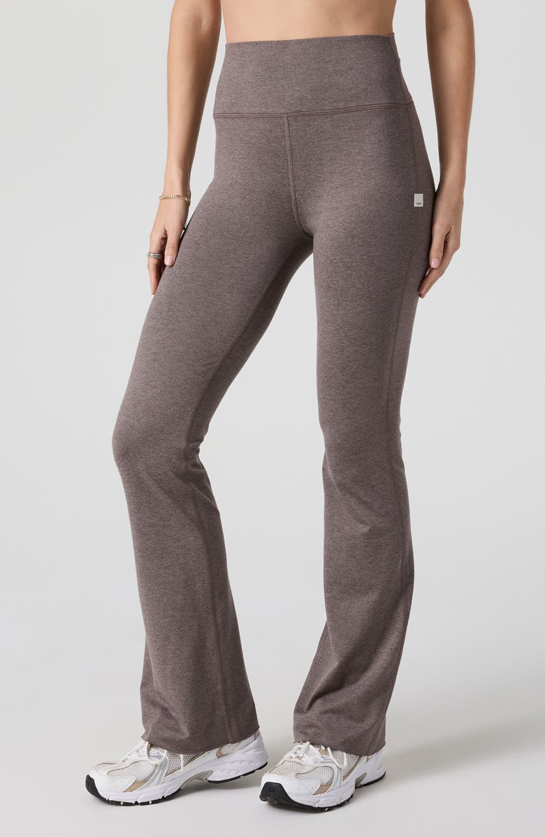 Vuori Halo Slim Flare Leggings, Main, color, Cobblestone Heather