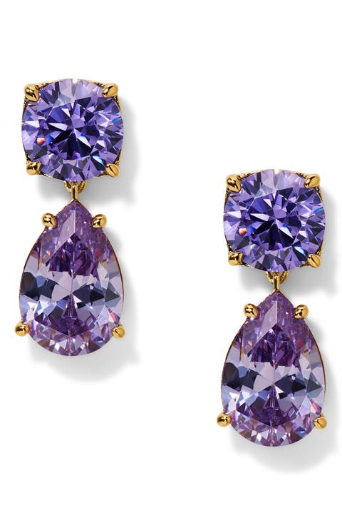 Maiden Cubic Zirconia Drop Earrings