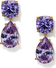 Nadri Maiden Cubic Zirconia Drop Earrings