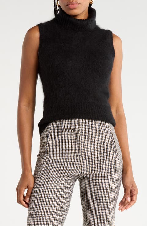 Mazzy Brushed Cashmere Sleeveless Sweater