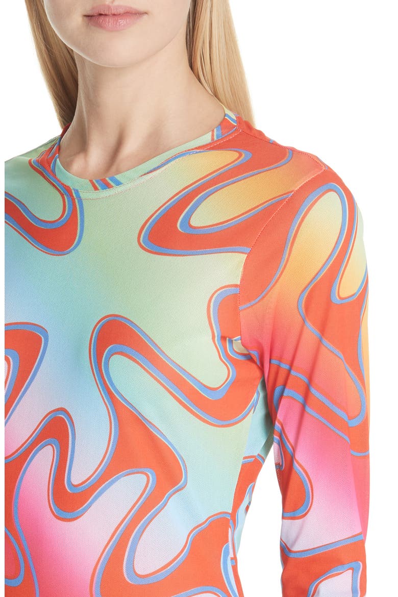 Freddie Long Sleeve Mesh Tee, Alternate, color, WARP RAINBOW
