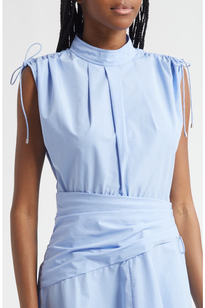 Ruched Handkerchief Midi Dress, Alternate, color, OXFORD BLUE