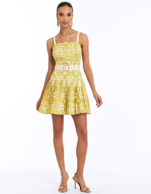 Mestiza New York Virginie Mini Dress in Yellow 