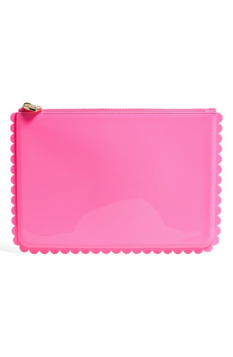 Jelly Scalloped Flat Pouch