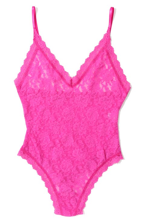 Signature Lace Thong Bodysuit