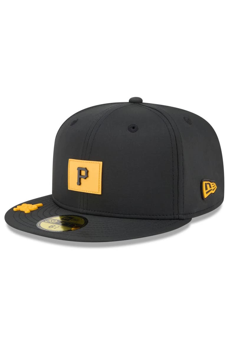 Men's New Era  Black Pittsburgh Pirates 2026 Clubhouse 59FIFTY Fitted Hat, Main, color, Black