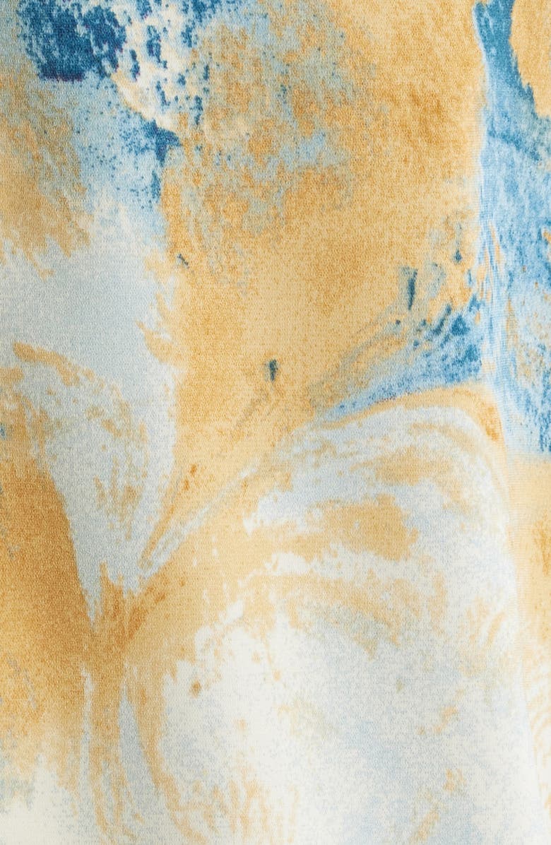 RIZORT Vincent Abstract Print Button-Up Shirt, Alternate, color, Green