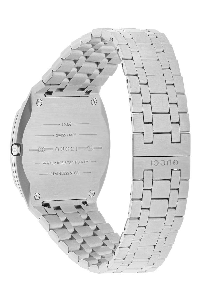 25H Stainless Steel Bracelet Watch, 34mm, Alternate, color, NO COLOR