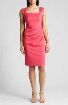 Vince Camuto Pleated Scuba Dress