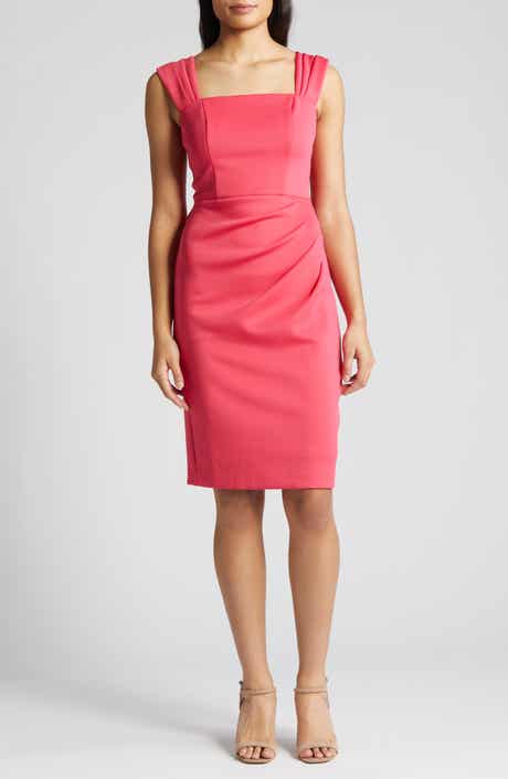 Vince Camuto Pleated Scuba Dress