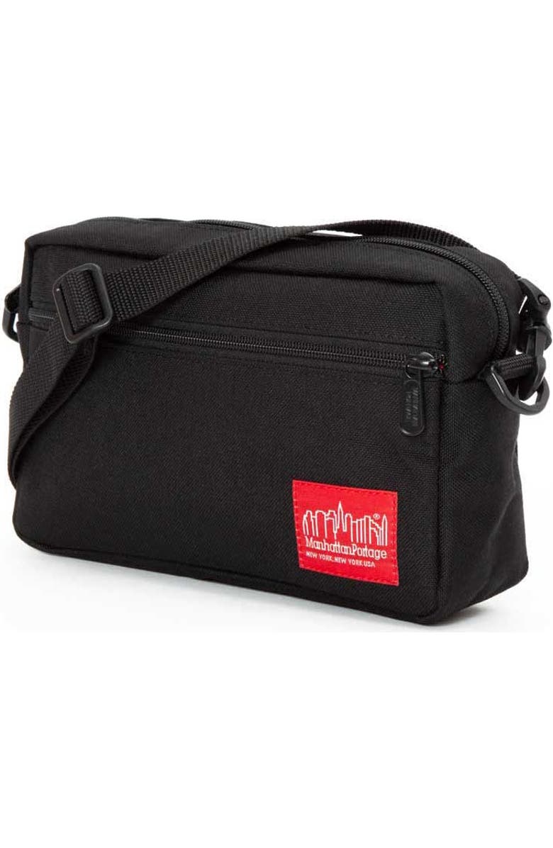 Manhattan Portage Jogger Crossbody Bag, Alternate, color, Black