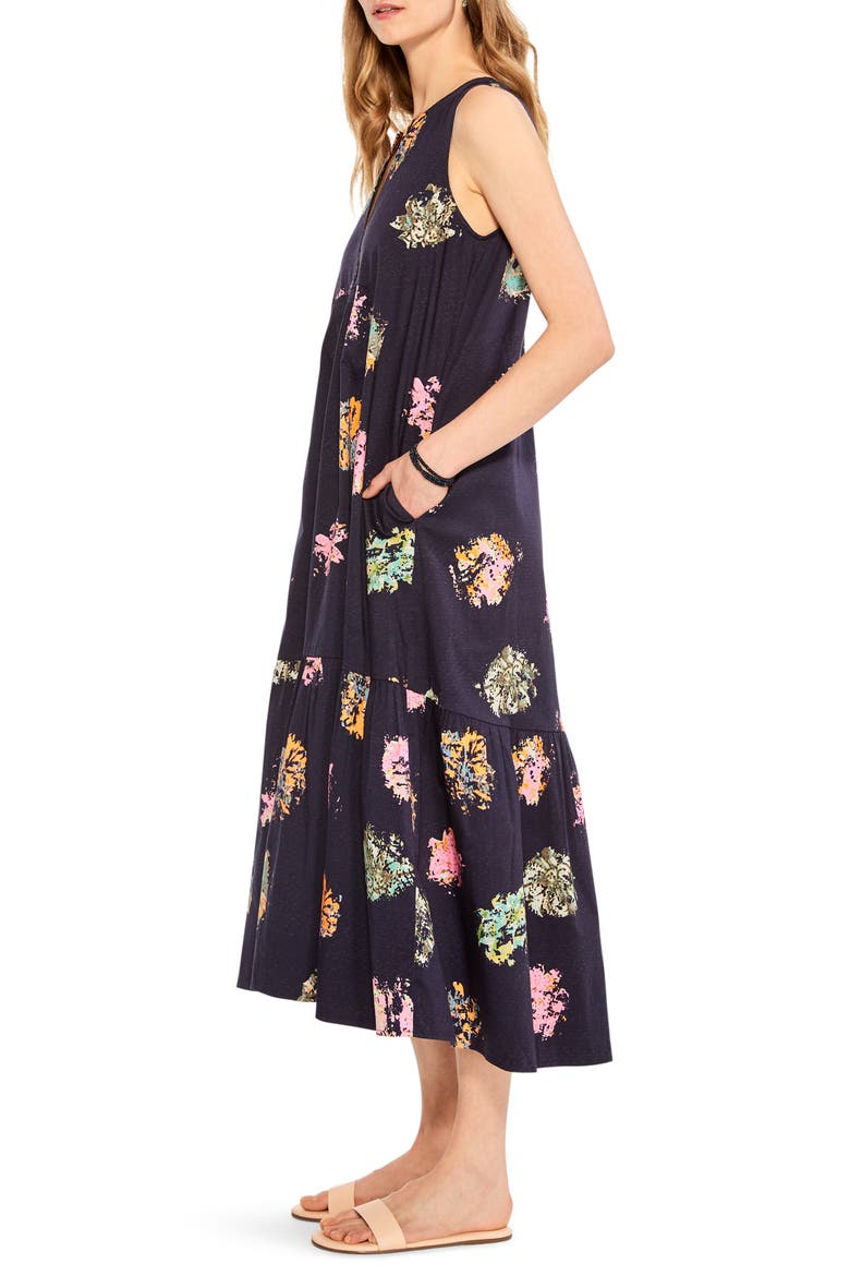 Bright Spot Midi Tank Dress, Alternate, color, INDIGO MULTI