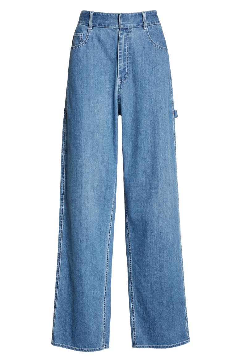 Denim Carpenter Pants, Alternate, color, VINTAGE STONE WASH
