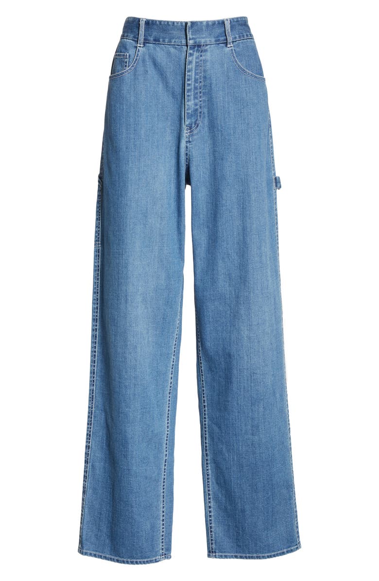 Tibi Denim Carpenter Pants, Alternate, color, 
